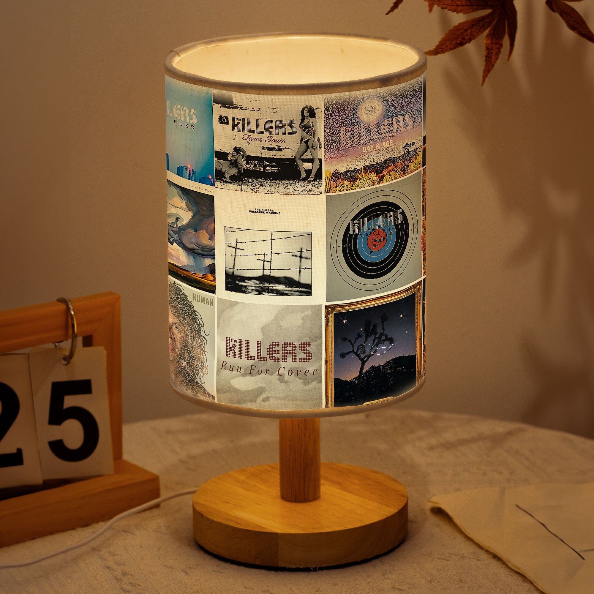The Killers Album Art Fabric Lamp Indie Rock Glow
