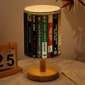 Rock Music Album Spine Table Fabric Lamp Bon Jovi Inspired Desk Light