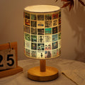 Depeche Mode Album Cover Collage Table Fabric Lamp