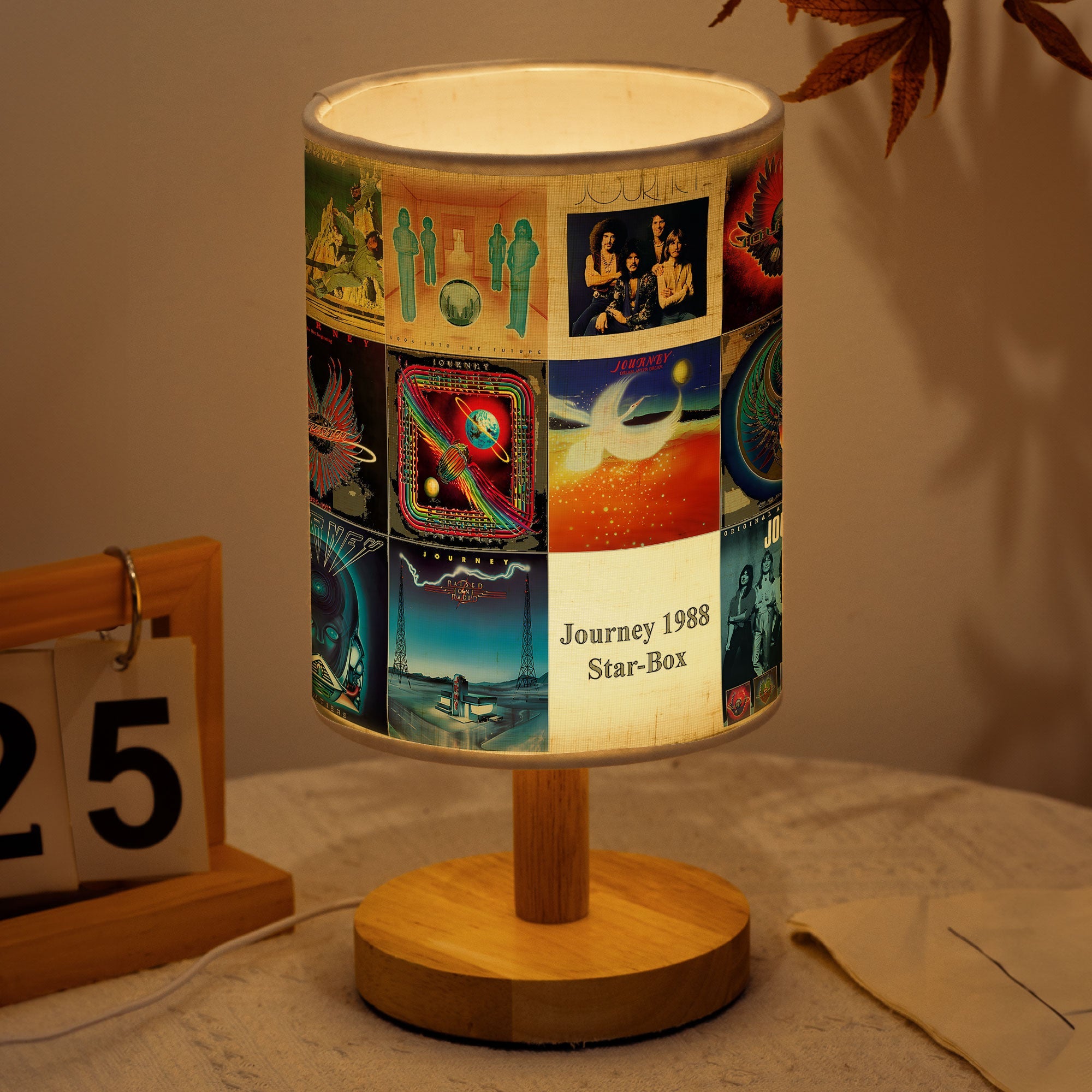 Journey Band Album Cover Lamp 1988 Star Box Retro Music Decor