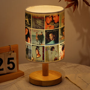 Whitney Houston Album Cover Lamp Retro Music Legend Table Light