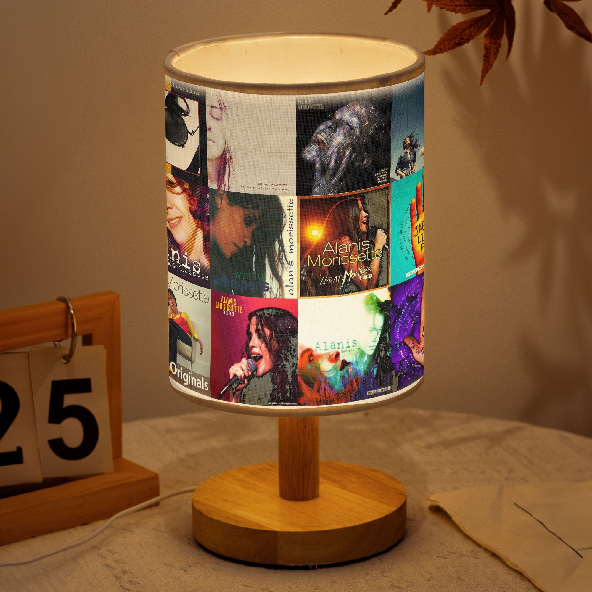 Alanis Morissette Fabric Lamp Shine a Light on the Voice of a Generation