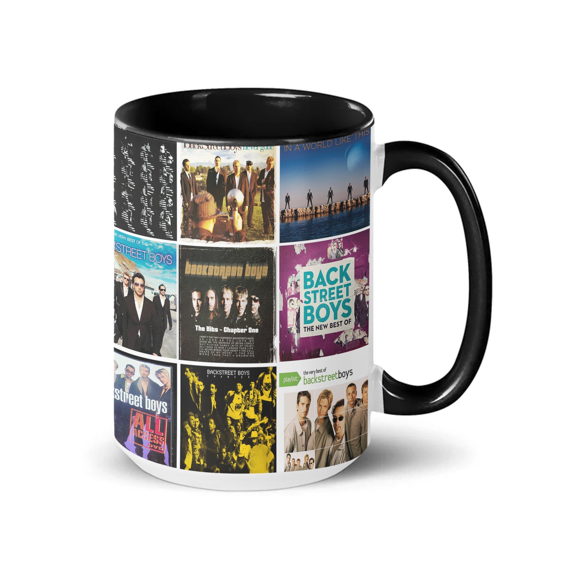 Backstreet Boys Accent Mug Iconic Album Cover Collage Gift