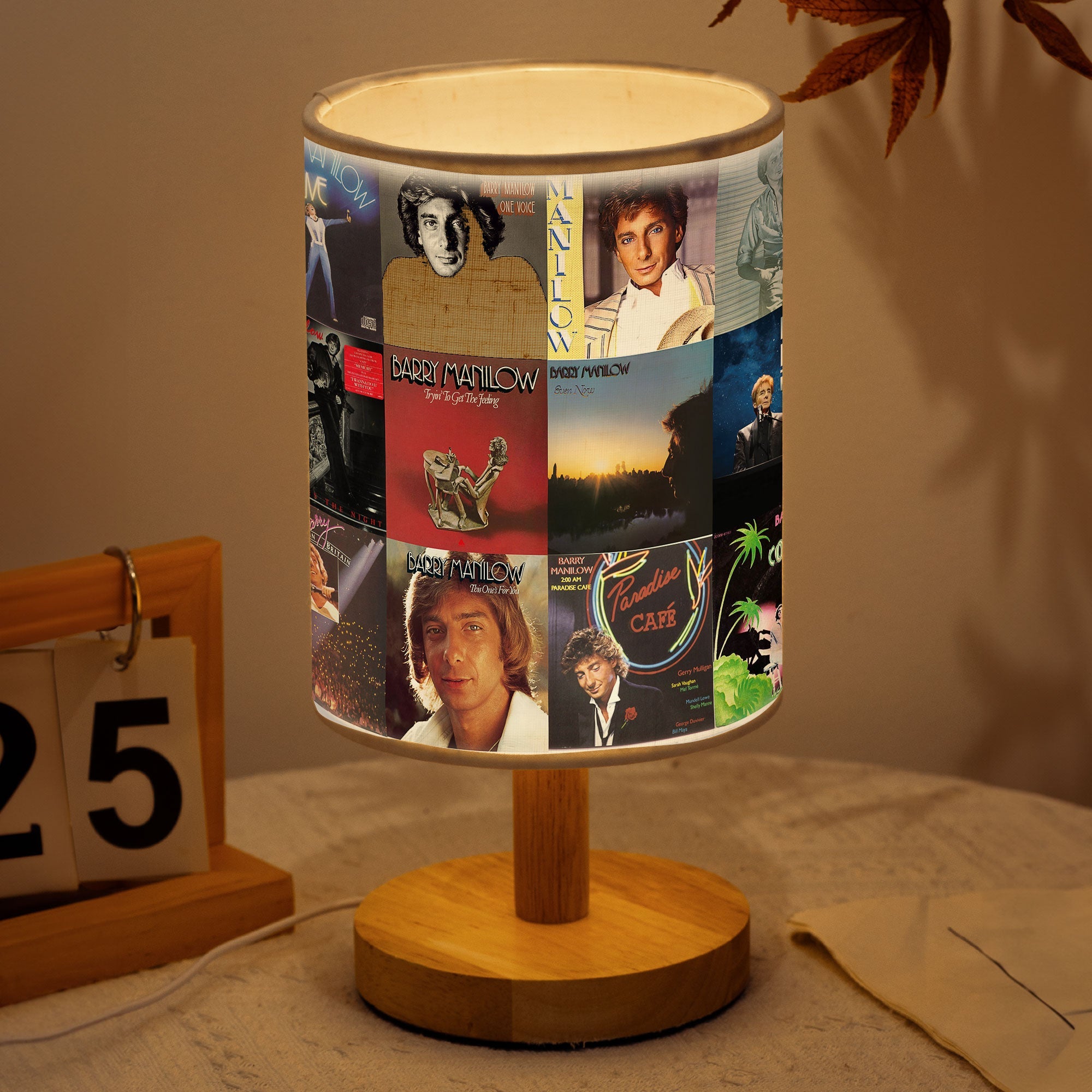Barry Manilow Fabric Lamp Classic Romance Glow