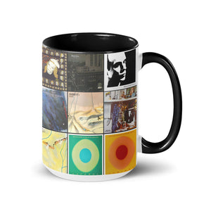 Brian Eno Accent Mug Ambient Legend Album Collage Gift