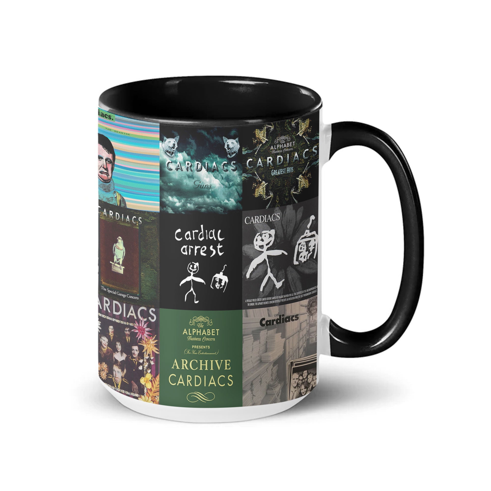 Cardiacs Accent Mug Art-Rock Chaos & Nostalgic Album Collage Gift