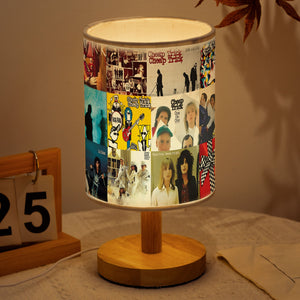 Cheap Trick Album Collage Fabric Lamp Classic Rock Home Decor Light