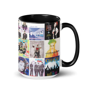 Culture Club Accent Mug Retro Pop Icon Album Collage Gift