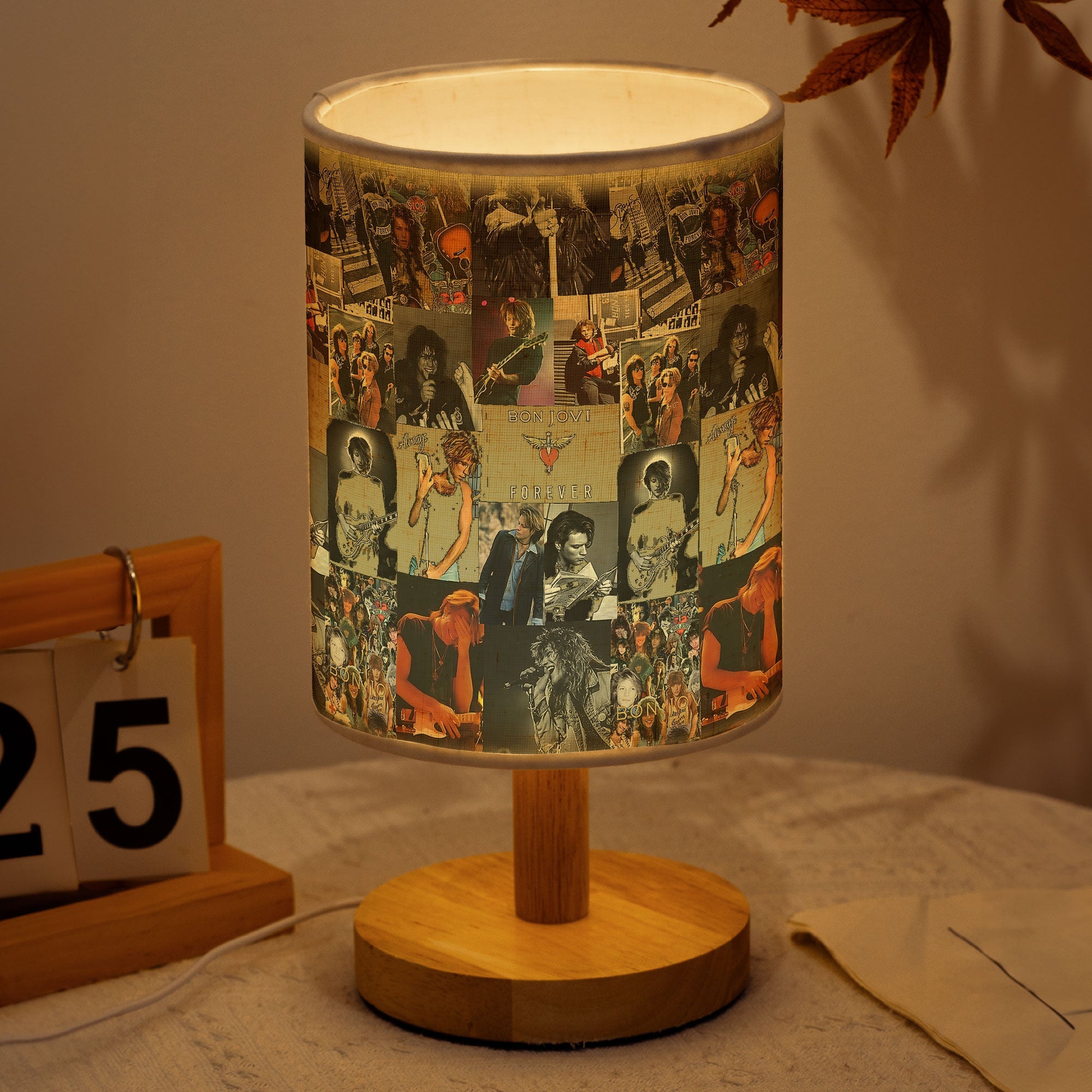 Rock the Night Bon Jovi Forever Fabric Lamp