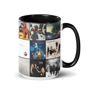 Fleetwood Mac Accent Mug Classic Album Cover Collage Gift for Rock Music Lovers