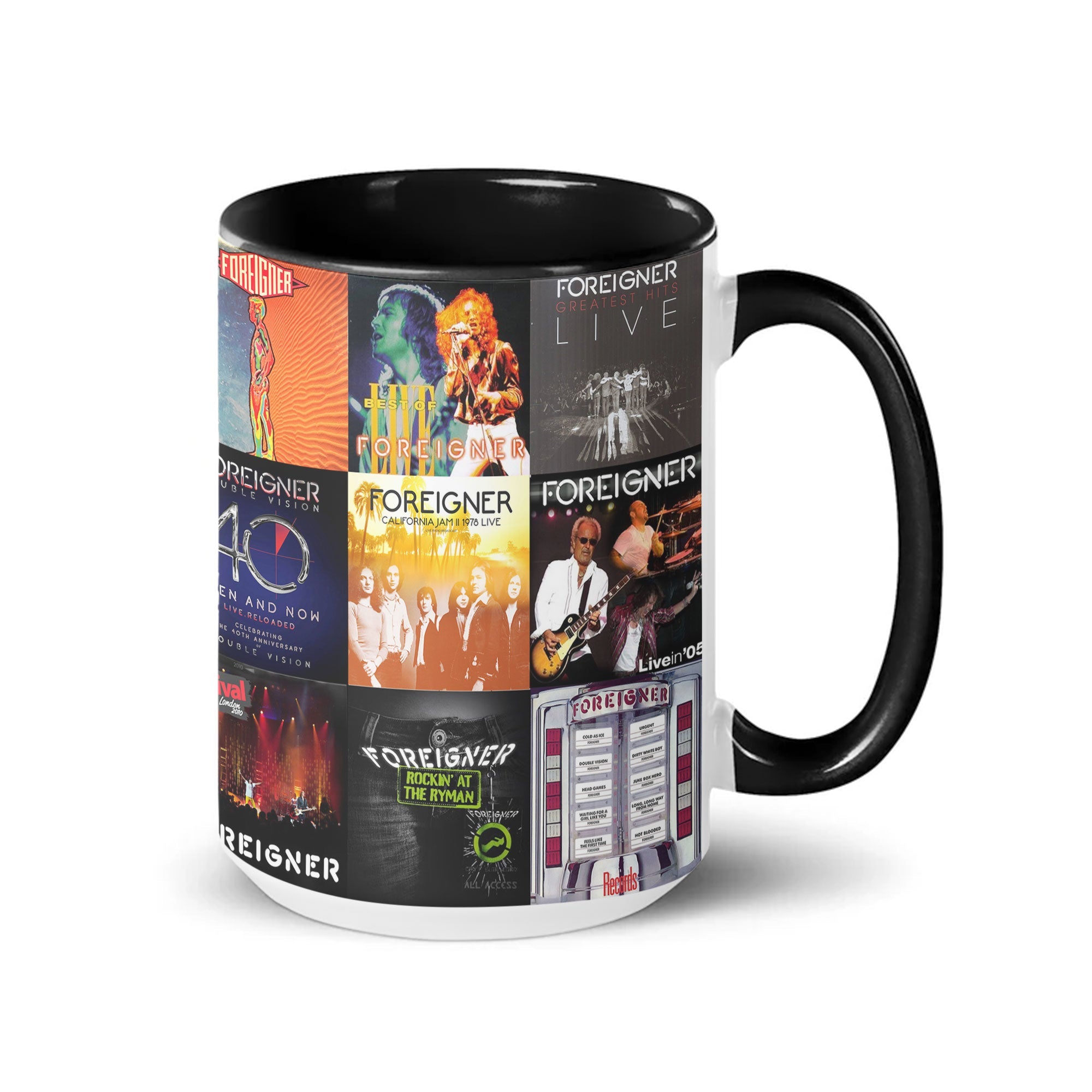 Foreigner Accent Mug Classic Rock Memories in Every Sip