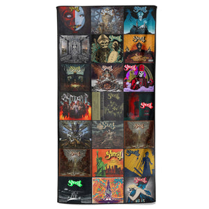 Ghost Beach Towel Album Cover Collage Classic Rock Towel