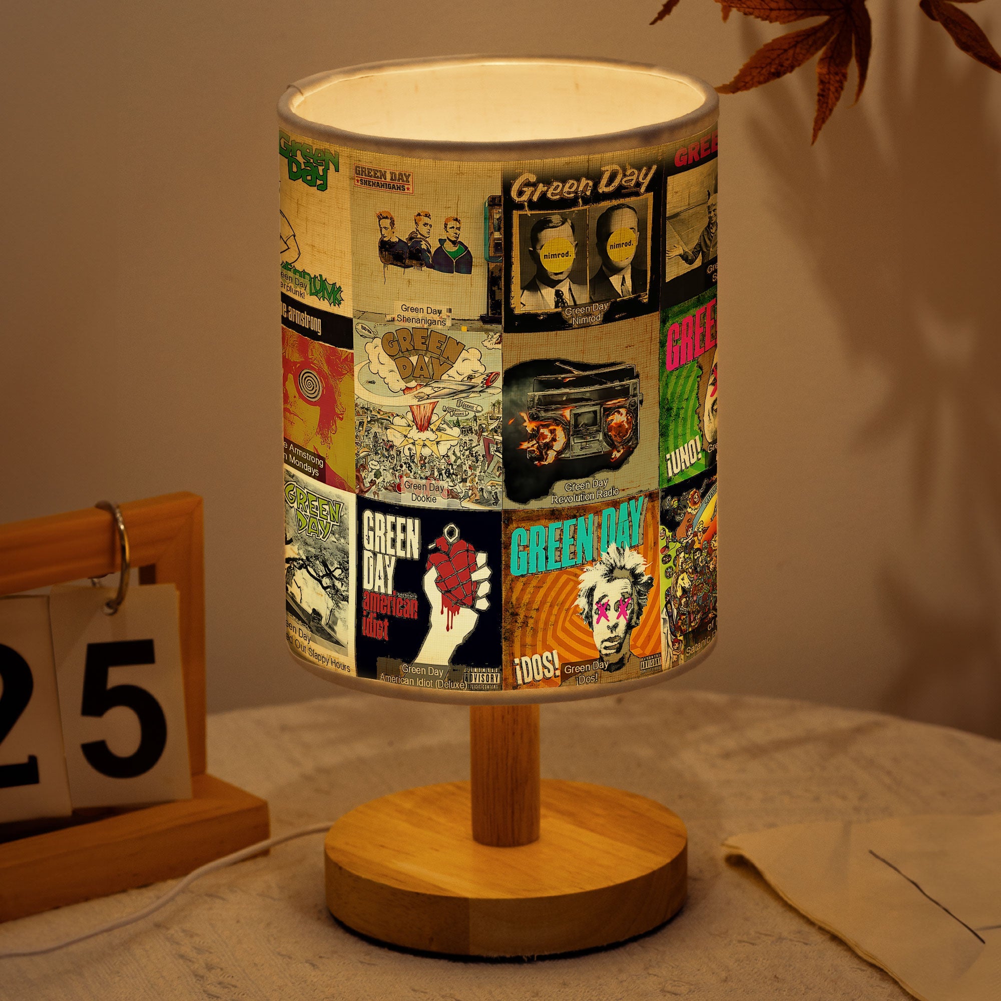 Green Day Album Lamp Punk Rock Energy in Every Glow