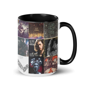 Hozier Accent Mug Classic Album Cover Collage Gift for Indie & Soul Music Fans