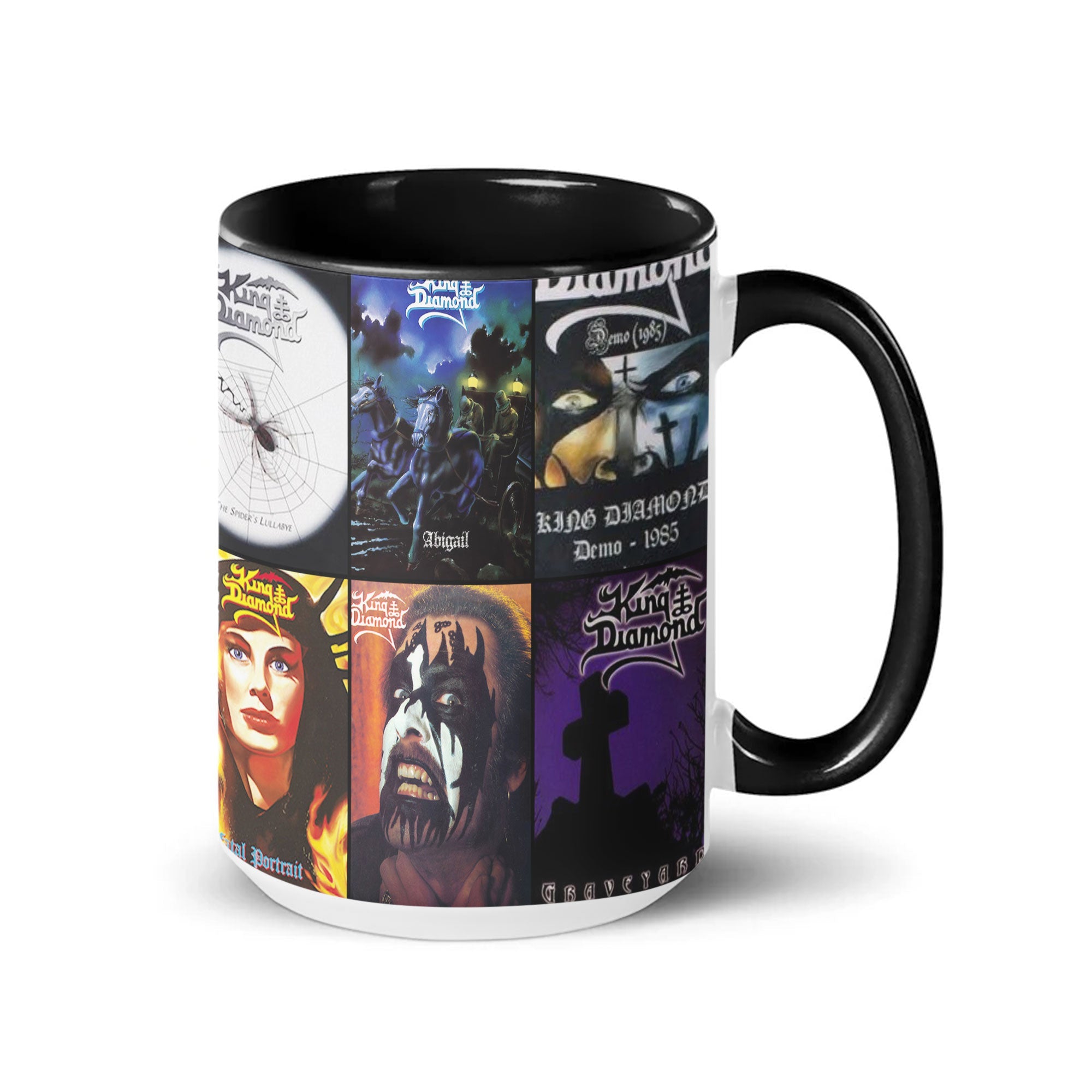 King Diamond Accent Mug Heavy Metal Album Cover Collage Gift