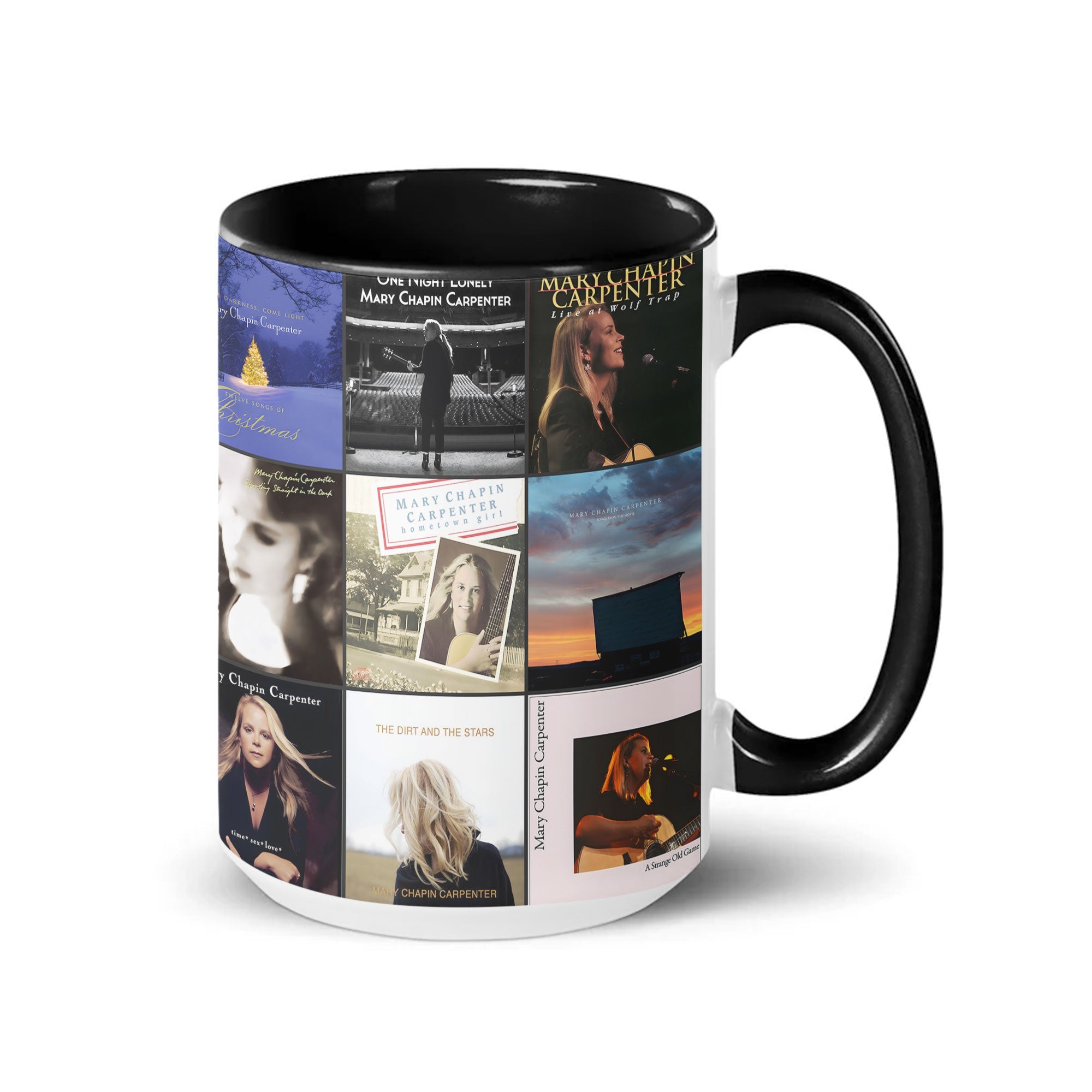 Mary Chapin Carpenter Accent Mug Folk Country Album Collage Gift