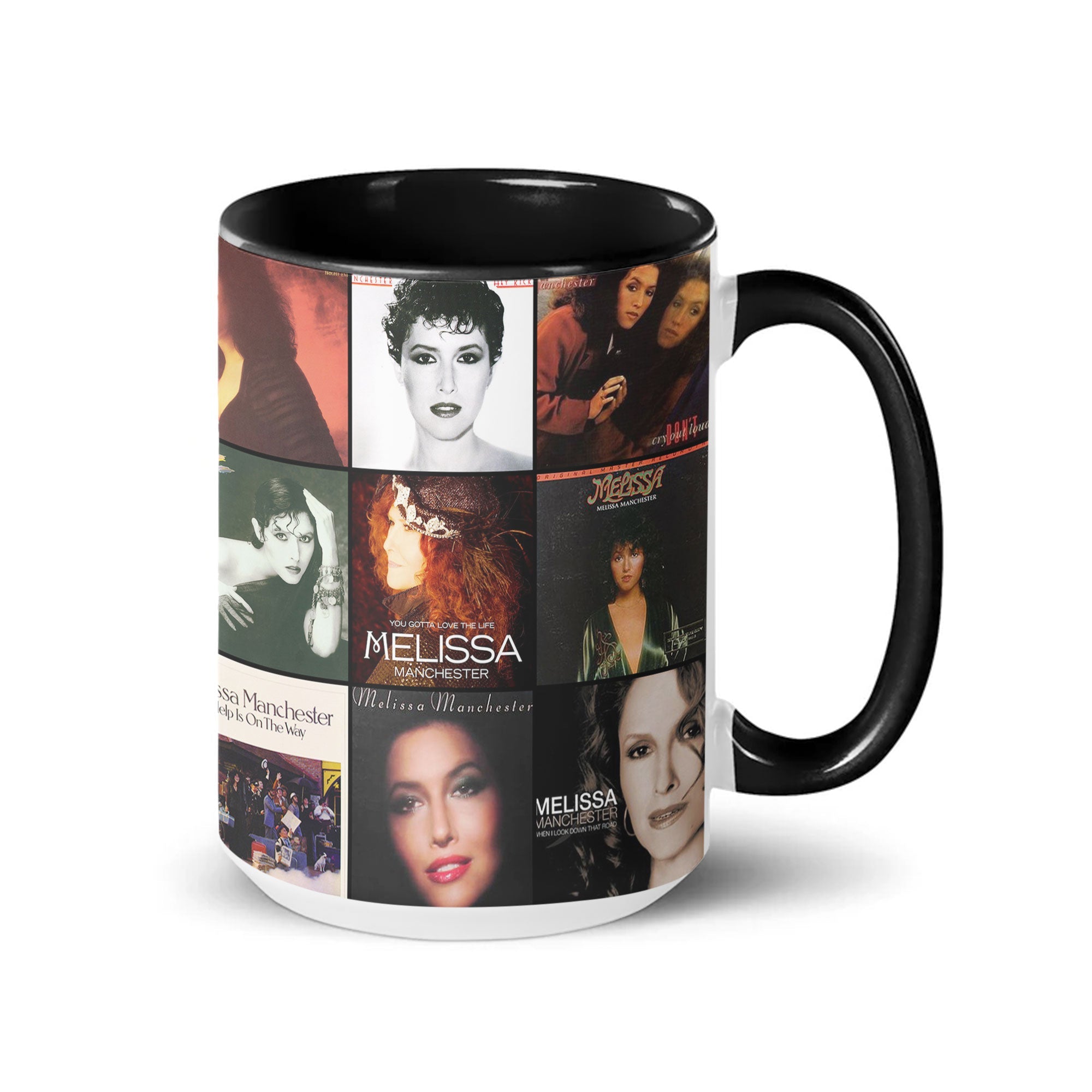 Melissa Manchester Accent Mug Album Cover Collage Gift