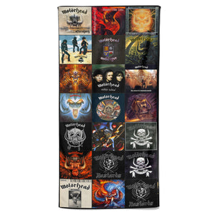 Motörhead Beach Towel Album Cover Collage Classic Rock Towel