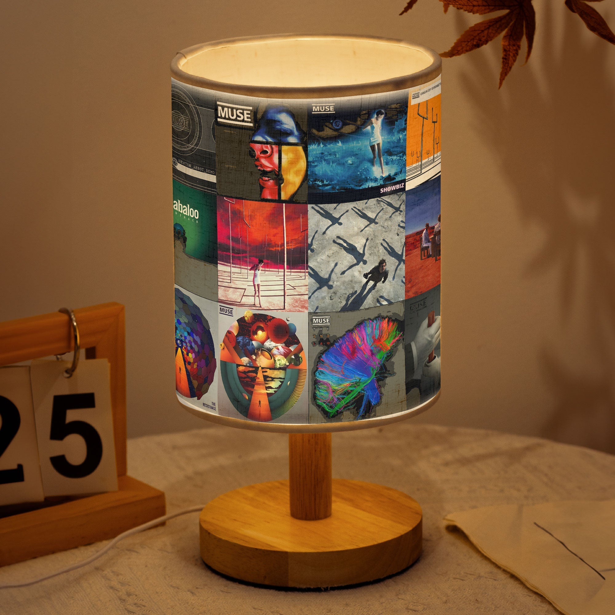 Muse Albums Fabric Lamp Illuminate Your Inner Revolution