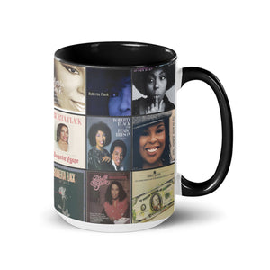 Roberta Flack Accent Mug Soulful Classics Album Collage Gift