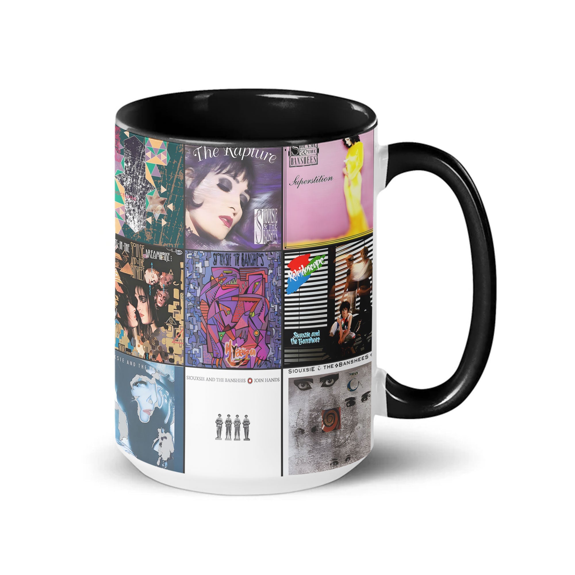 Siouxsie & The Banshees Accent Mug Iconic Album Art Collage Gift
