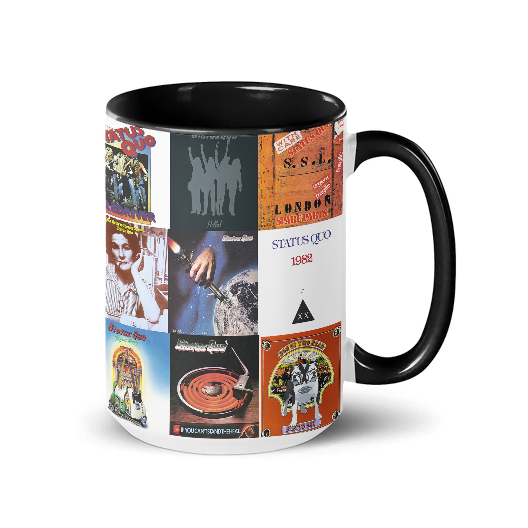 Status Quo Accent Mug A Nostalgic Rock Tribute