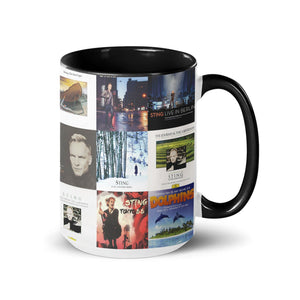 Sting Accent Mug Classic Album Cover Collage Gift for Music Lovers