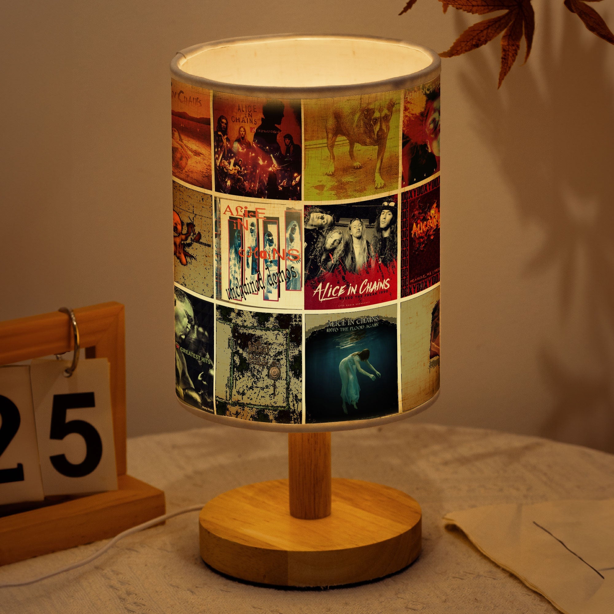 Alice in Chains Album Cover Table Lamp Rock Grunge Music Decor