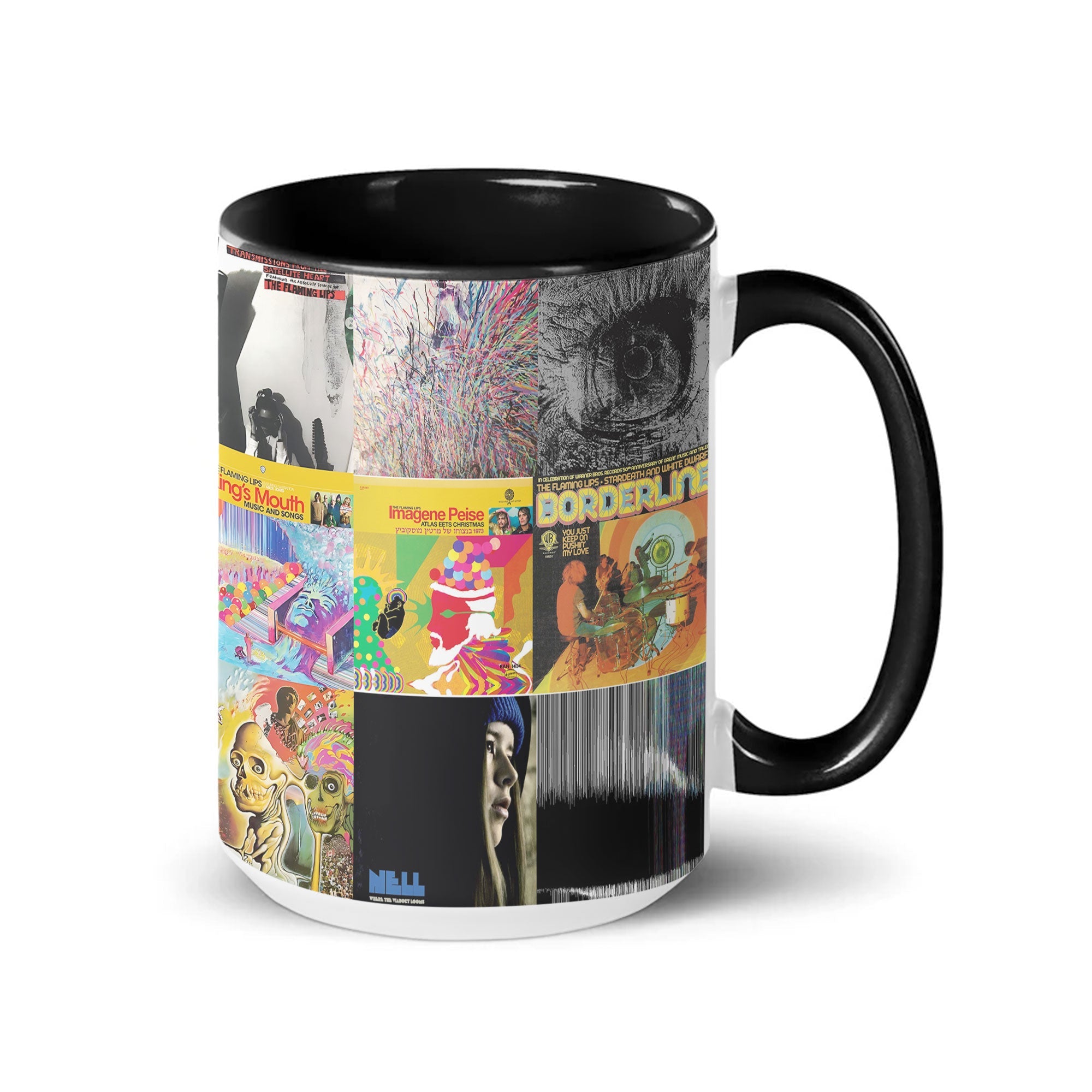 The Flaming Lips Accent Mug Psychedelic Album Art Collage Gift