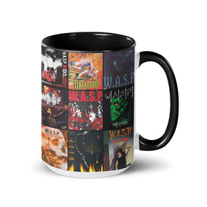 W.A.S.P. Accent Mug Heavy Metal Classics Album Collage Gift