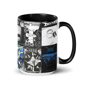 Doom Accent Mug Classic Crust Punk Album Collage Gift