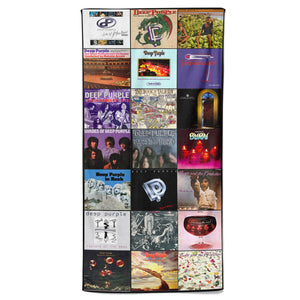 Deep Purple Beach Towel Album Cover Collage Classic Rock Towel