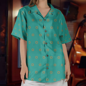 Phish Fishman Donut Button-up Shirt Hawaiian Shirt – Retro Music Inspired Unisex Button-Up Shirt