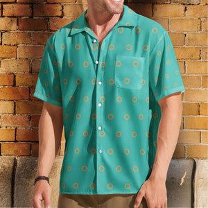 Phish Fishman Donut Button-up Shirt Hawaiian Shirt – Retro Music Inspired Unisex Button-Up Shirt