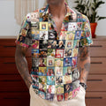 Dolly Parton Vintage Album Cover Collage Hawaiian Shirt – Retro Music Album Art Inspired Unisex Shirt