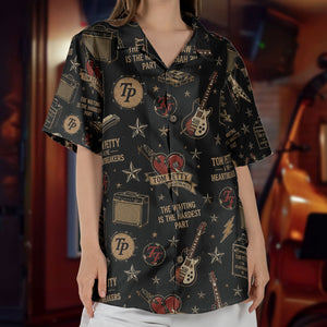 Tom Petty & The Heartbreakers Rock ‘N’ Roll Hawaiian Shirt – Retro Music Album Art Inspired Unisex Shirt