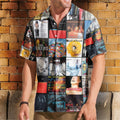 Radiohead Nostalgia Collage Hawaiian Shirt – Iconic Album Memories Gift