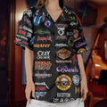 Rock Band Unisex Hawaiian Shirt – Retro Music Inspired Aloha Shirt