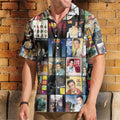 Elvis Presley Nostalgia Collage Hawaiian Shirt – Classic Rock & Roll Memories Gift