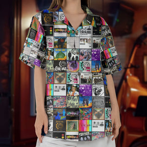 Blink-182 Hawaiian Shirt - Unisex Pop Punk Icon Enema Of The State Summer Button Up - Retro Music Album Art Inspired Unisex Shirt