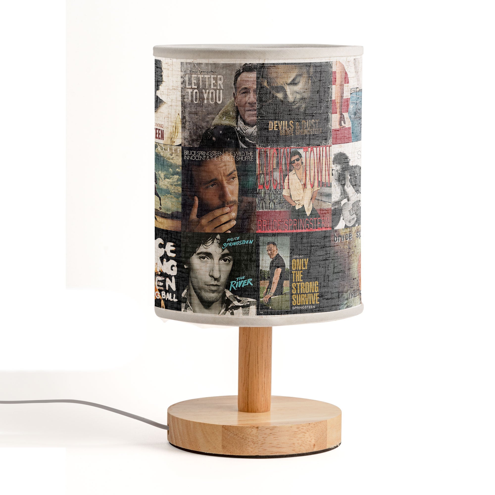 Bruce Springsteen Album Cover Table Lamp Rock Legend Edition