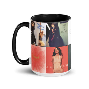 Aaliyah Accent Mug R&B Icon Album Cover Collage Gift