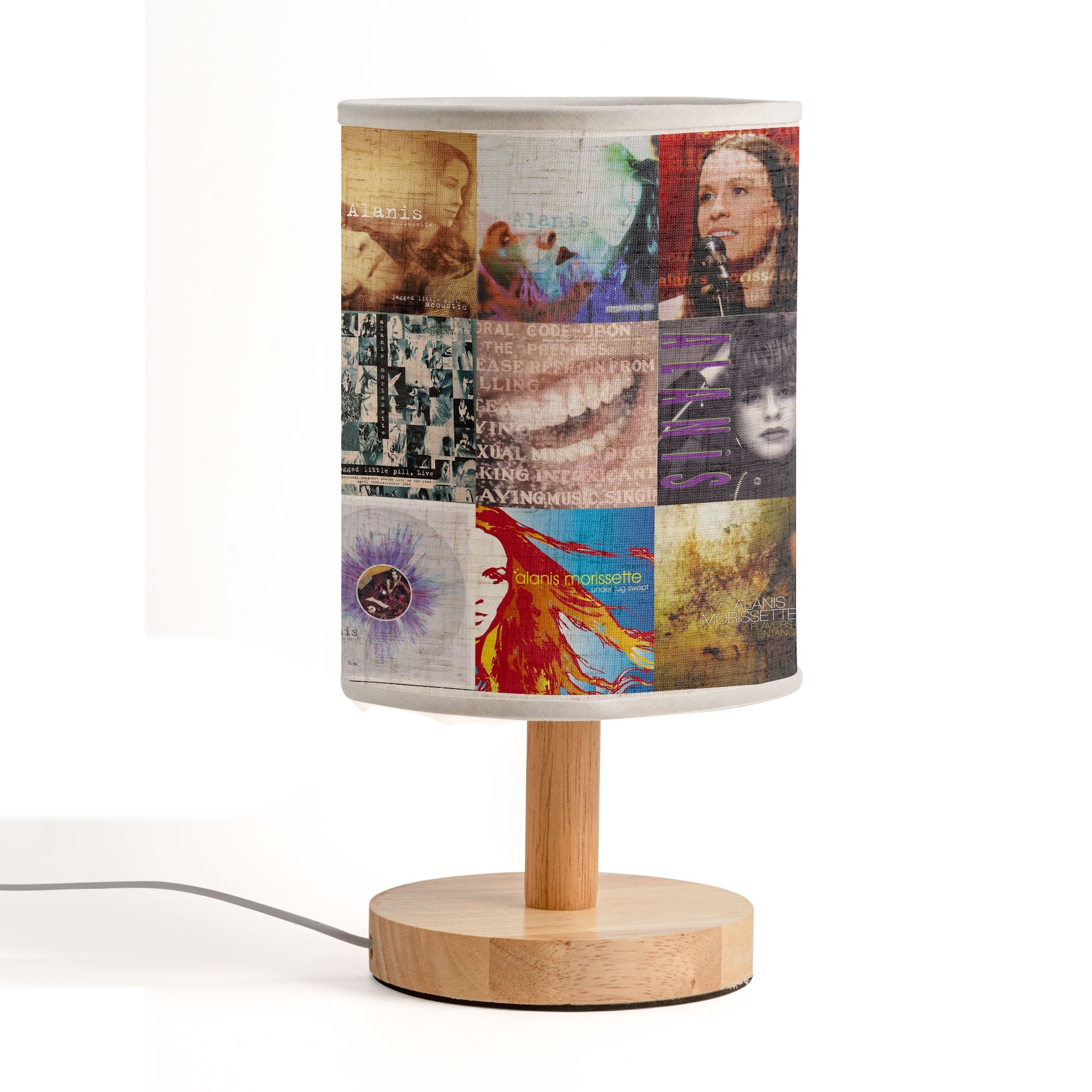 Alanis Morissette Fabric Lamp Shine a Light on the Voice of a Generation