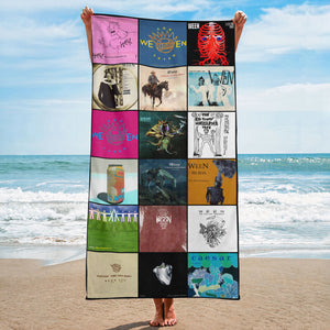Ween Beach Towel Album Cover Collage Classic Rock Towel