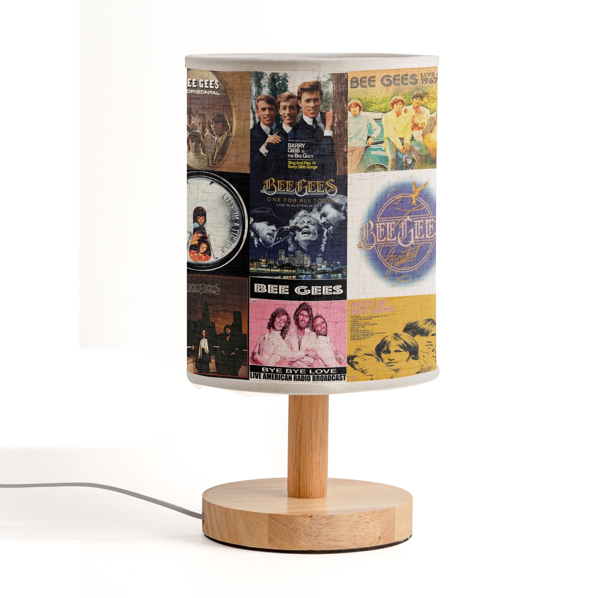 Bee Gees Fabric Lamp Stayin’ Alive Glow