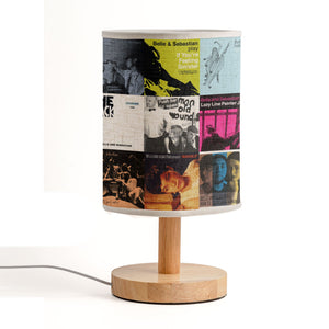 Belle and Sebastian Album Collage Fabric Lamp Indie Pop Aesthetic Light