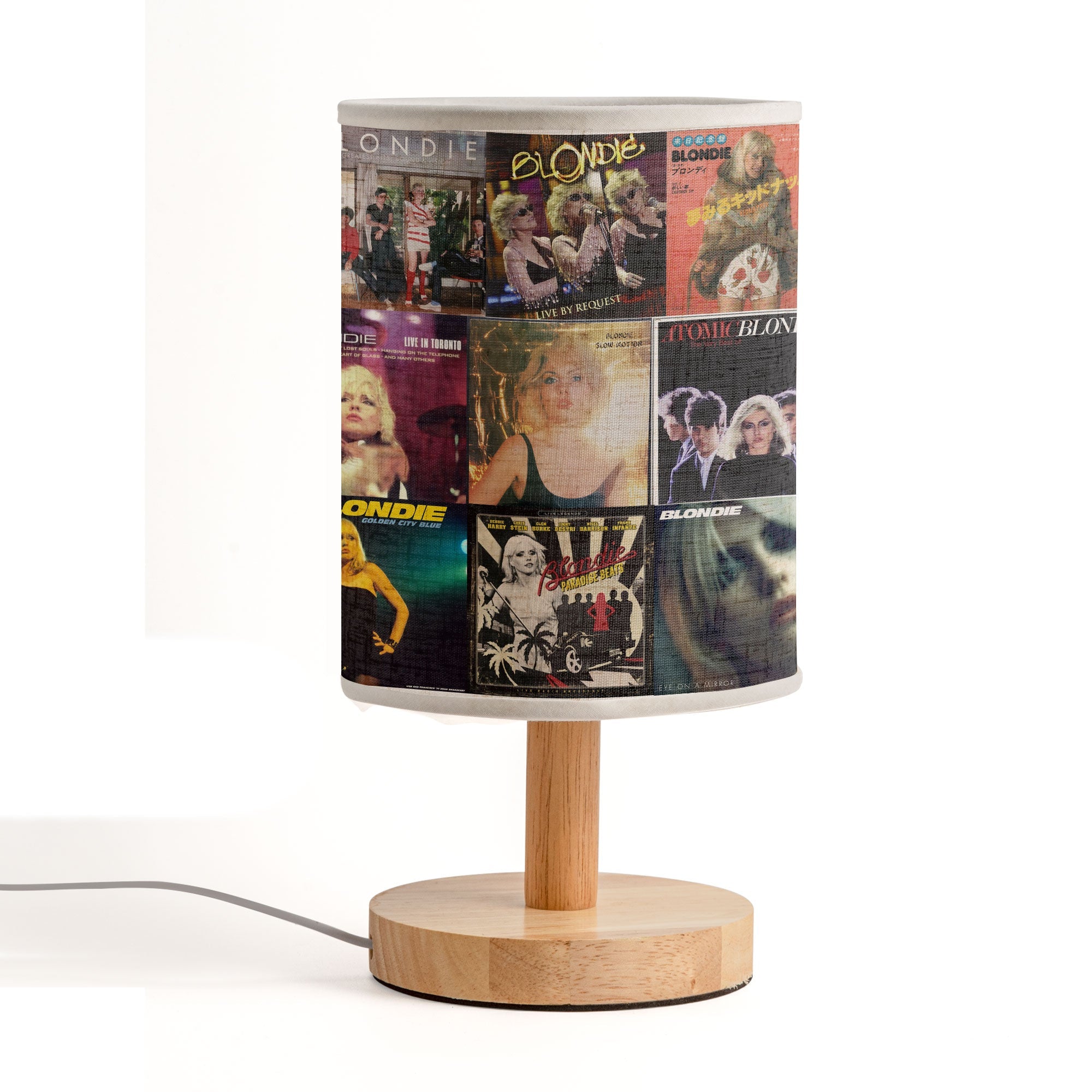 Blondie Albums Lamp New Wave Rock Icon Table Light