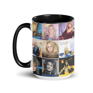 Bonnie Tyler Accent Mug Nostalgic Album Cover Collage Gift