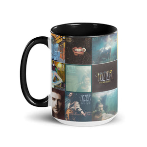 Hozier Accent Mug Classic Album Cover Collage Gift for Indie & Soul Music Fans