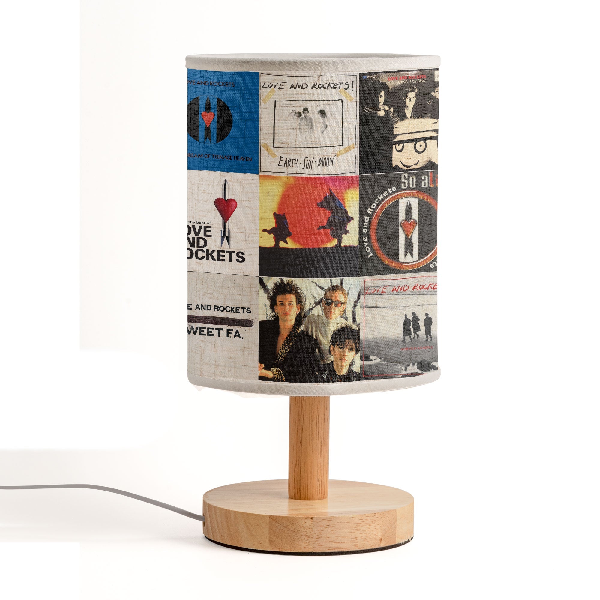 Love and Rockets Album Cover Lamp Alternative Rock Nostalgia Decor
